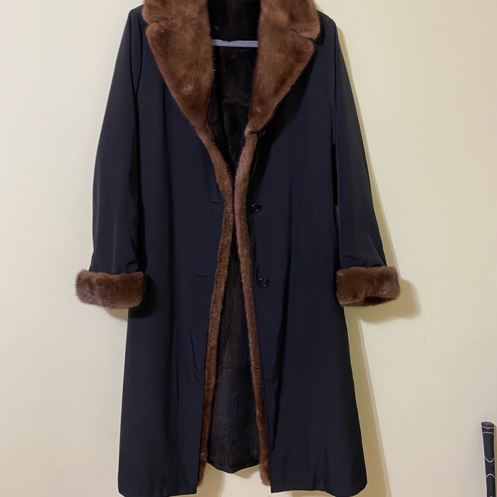Real mink coat